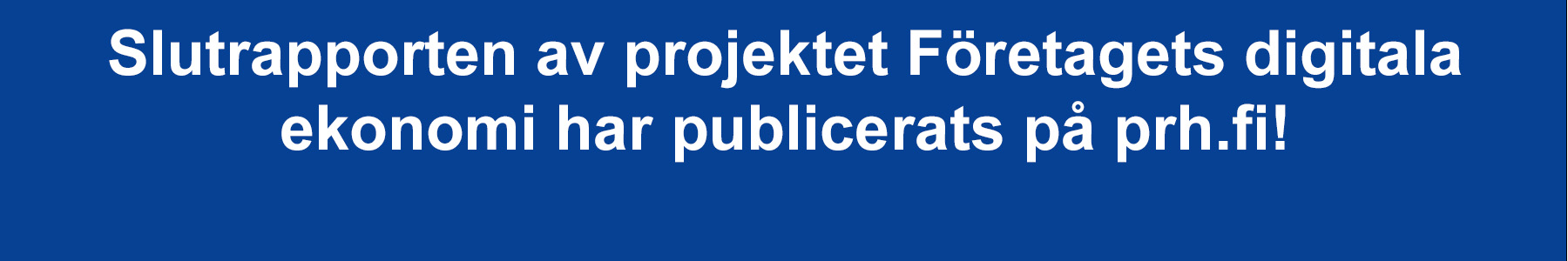 Slutrapporten på prh.fi